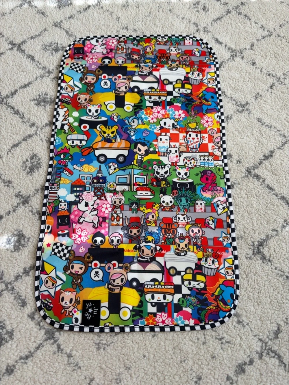 JuJuBe x Tokidoki Light Changing Pad Sushi Cars